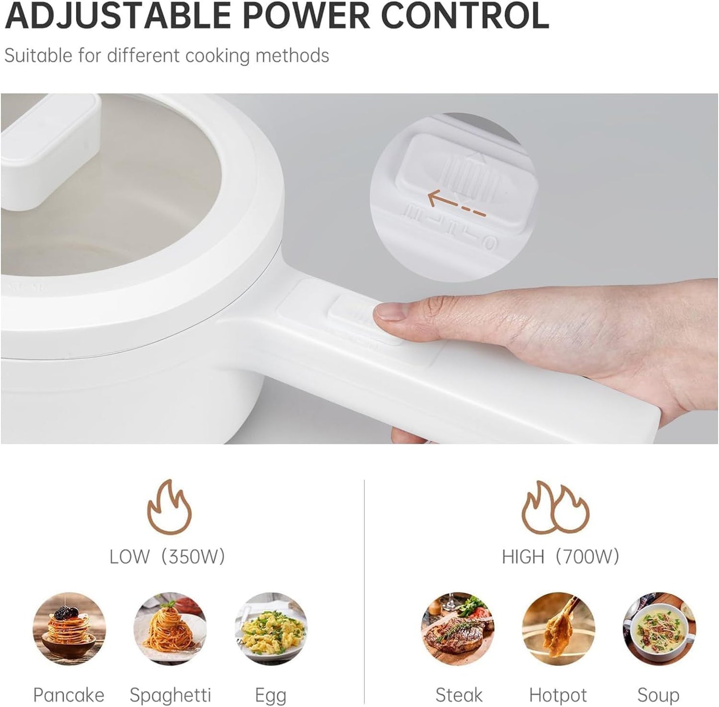 Electric Hot Pot with Steamer