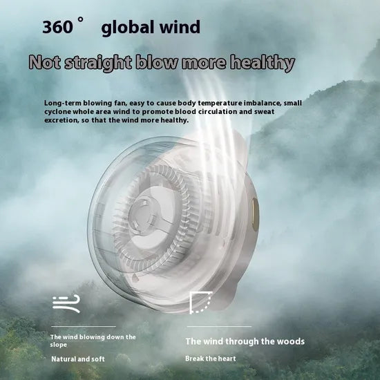 Mini Clip-On Portable Neck Fan
