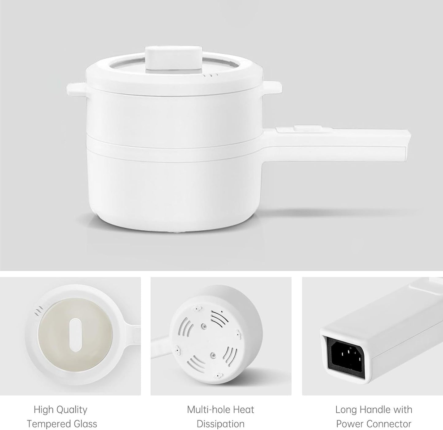 Electric Hot Pot with Steamer