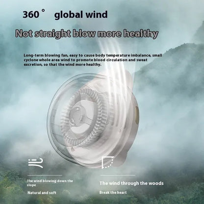 Mini Clip-On Portable Neck Fan