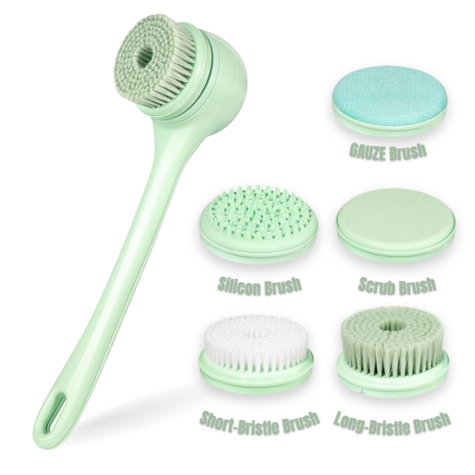 5-in-1 Electric Body & Back Shower Brush
