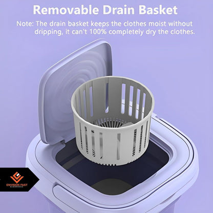 Foldable Mini Washing Machine for Small Laundry