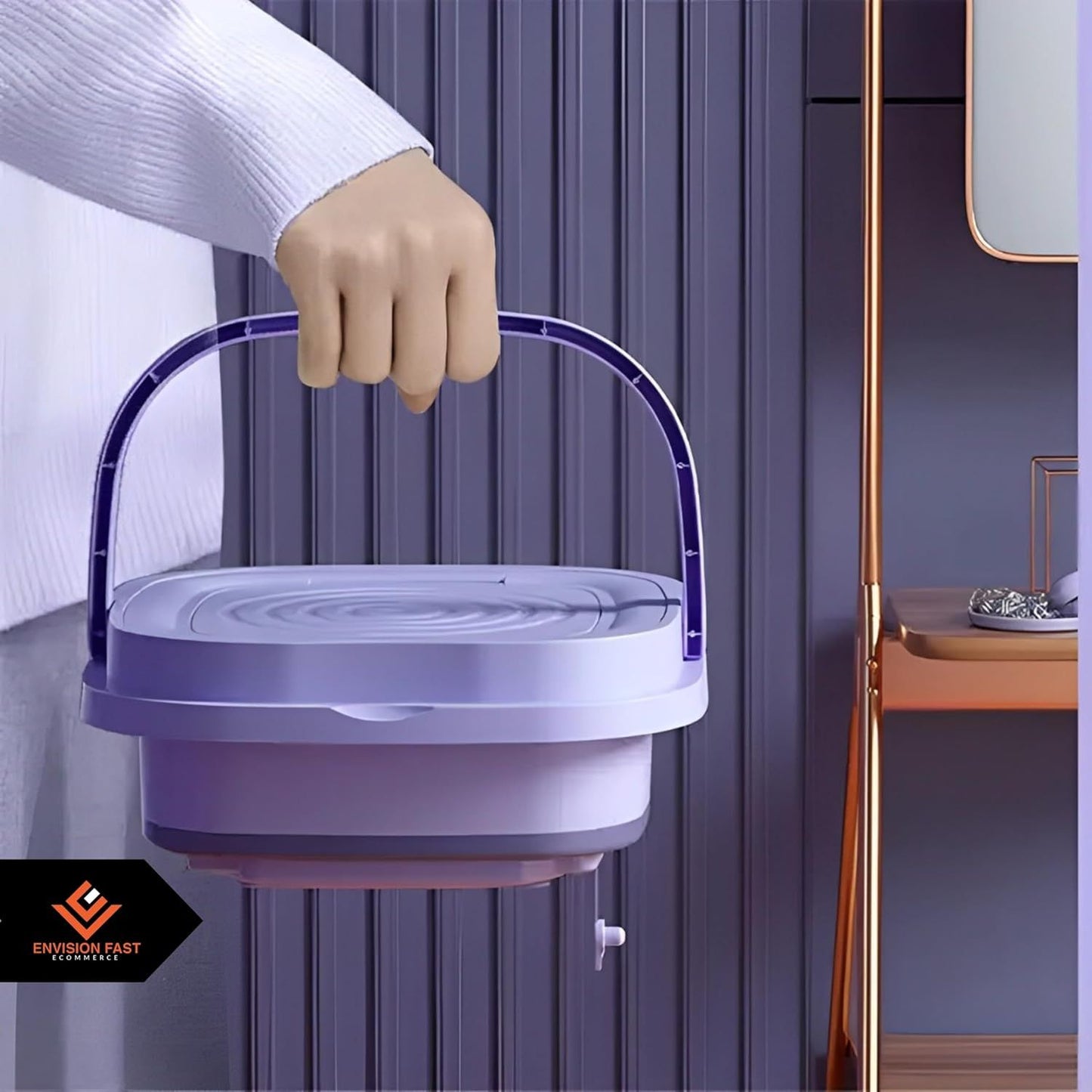 Foldable Mini Washing Machine for Small Laundry
